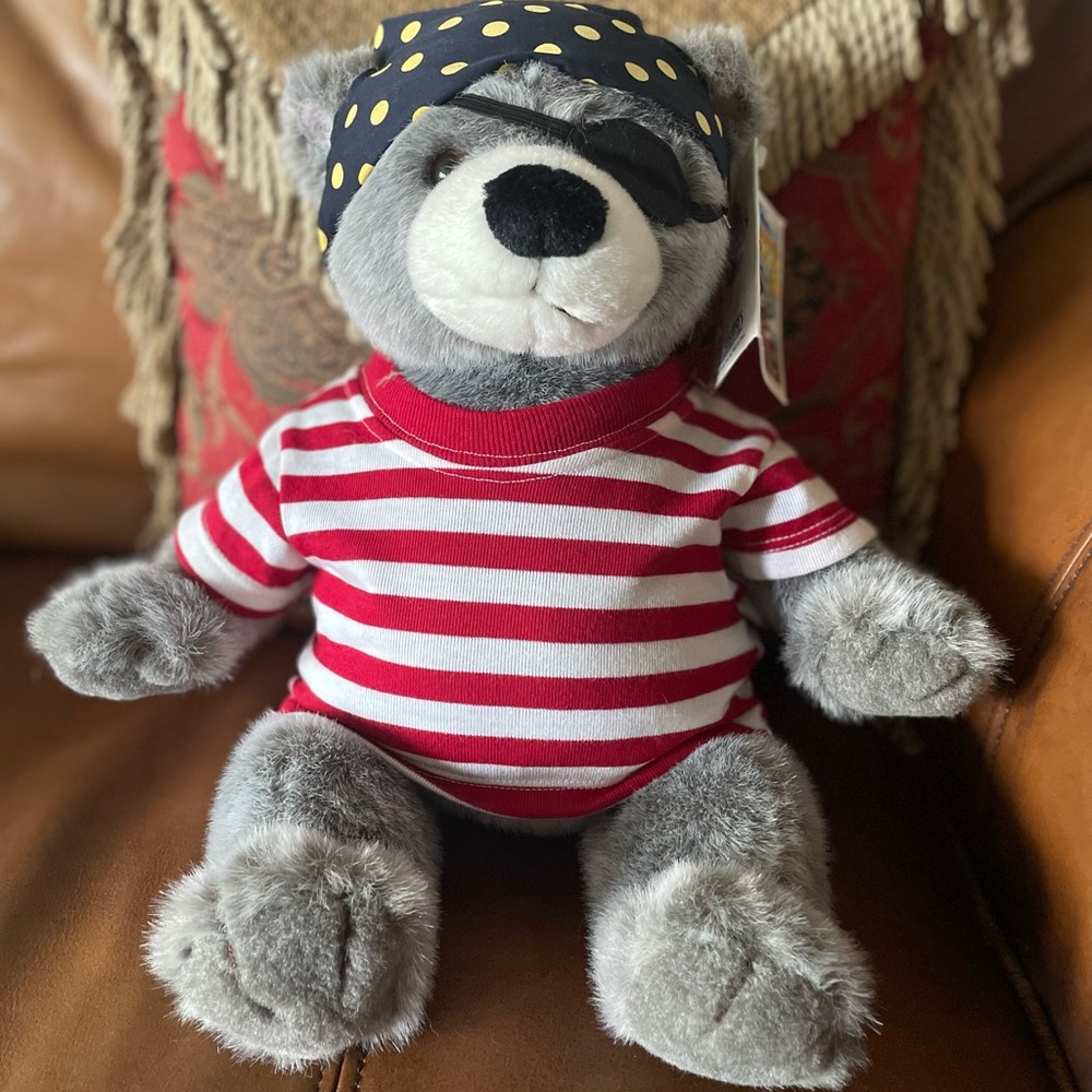 Vintage 2000 Lands End Pirate Bear 16”